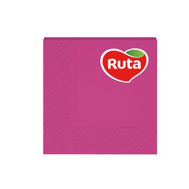 Салфетки RUTA ароматизированные, розовые, 3 слоя, 33 х 33 см, 20 шт