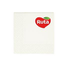 Servetele de bucatarie RUTA bej, 3 straturi, 33 x 33 cm, 20 buc