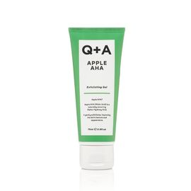 Отшелушивающий гель Q+A Apple AHA Exfoliating Gel, с кислотами для лица, 75мл