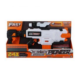 Игрушечный пистолет электрический FAST PIONEER BIG508, 24 снаряда