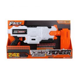 Игрушечный бластер электрический FAST PIONEER BIG508-1, 24 снаряда
