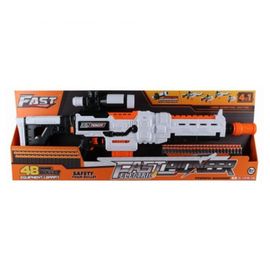 Винтовка с игрушечным оптическим прицелом FAST PIONEER BIG532, электрическая, 48 снарядов