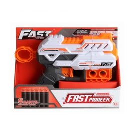 Игрушечный бластер ручной FAST PIONEER BH705, 6 снарядов