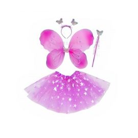 Set Aripi de Fluture FUNNY FASHION 013, violet/roz/albastru, ZJA359655