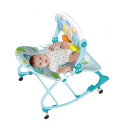 Scaunel albastru multifunctional YAYA DUCK BABYLOVE 3689-A, cu sunete si roti, ZJA342170