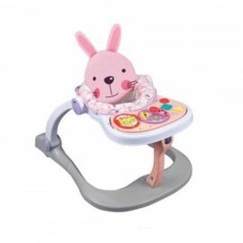Premergator Iepuras 4in1 YAYA DUCK BABYLOVE 3689-YD, pentru bebelusi, roz, ZJA356663