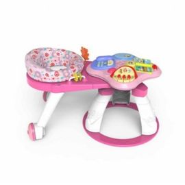 Scaun cu masuta si activitati 3in1 YAYA DUCK BABYLOVE 9555, pentru bebelus, roz, ZJA356653