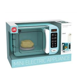 Игрушка микроволновая печь MEY LIAN SHENG LS820Q65, синяя, с подсветкой, ZJA343925