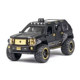 Американская модель автомобиля G-PATTON CHE ZHI CZ23B, 1:24, металл, со звуками и подсветкой, ZJA265755