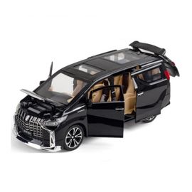 Macheta auto Alphard CHE ZHI CZ601B, 1:24, metal, cu sunete si lumini, ZJA357751