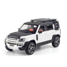 Модель автомобиля Land Rover Defender CHE ZHI CZ603B, 1:24, металл, со звуками и подсветкой, ZJA357757