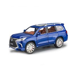 Модель автомобиля Lexus LX570 CHE ZHI CZ604B, 1:24, металл, со звуками и подсветкой, ZJA357760