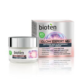 Ночной крем BIOTEN GLOW EXPERT 4D, от темных пятен и морщин, 50 мл