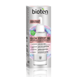 Ser BIOTEN GLOW EXPERT 4D, pentru pete intunecate si riduri, 30 ml