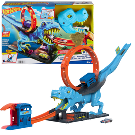 Set de joc HOT WHEELS T-Rex, Distrugatorul orasului