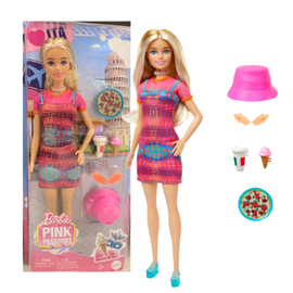 Papusa BARBIE, calatorie in Italia, cu accesorii