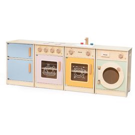 Set de bucatarie VIGA din lemn, multicolor