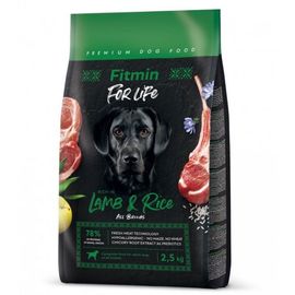 Hrana uscata FITMIN Dog For Life Lamb & Rice, 2.5 kg