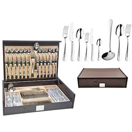 Set de tacimuri PINTI Capitolium, inox, 75buc