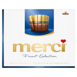Конфеты MERCI Finest Selection Молочный шоколад, 250 г