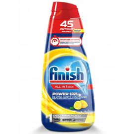 Гель для посудомоечных машин FINISH Max Power Lemon, 900 мл 45 циклов