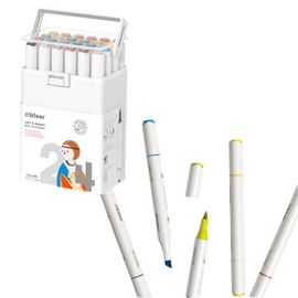 Set markere pentru schita, cu 2 capete, 24 culori
