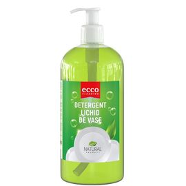 Detergent de vase ECCO CLEANING, lichid, cu dozator, 500ml