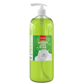 Detergent de vase ECCO CLEANING, lichid, cu dozator, 1l