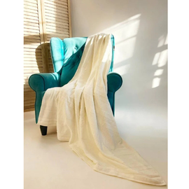 Покрывало BUMBACEL VELUR STRIPES, Ivory, 150x200 cm