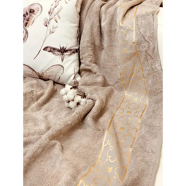 Покрывало BUMBACEL Infinity, crem-cappuccino, 150x200 cм