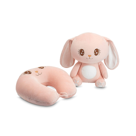 Miss Honey Bunny DORMEO, perna-jucarie, 2in1, pentru calatorii