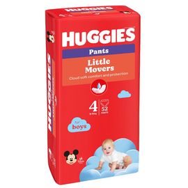 Трусики для детей HUGGIES №4, для мальчиков, 9-14 кг, 52 шт
