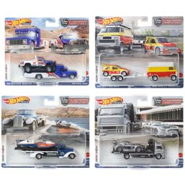 Коллекционный набор HOT WHEELS из двух автомобилей Premium Team Transport, в ассортименте