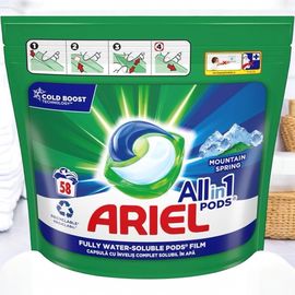 Капсулы для стирки ARIEL Mountain Spring, автомат, 58 шт