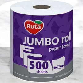 Бумажное полотенца RUTA Jumbo, 2 слоя, 1 рулон