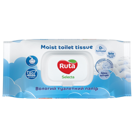 Hirtie igienica umeda RUTA Selecta, 80 buc