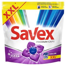 Капсулы для стирки SAVEX Premium Color, 56 шт