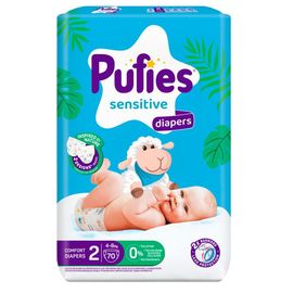 Подгузник для детей PUFIES Maxi Pack Mini №2, 4-8 кг, 70 шт