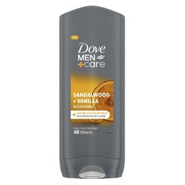 Гель для душа DOVE Men+Care Sandalwood+Vanilla, 400 мл