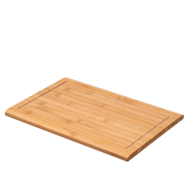 Placa de bucatarie ARDESTO Midori, cu canelura, din bambus, 33*22*1,5 cm