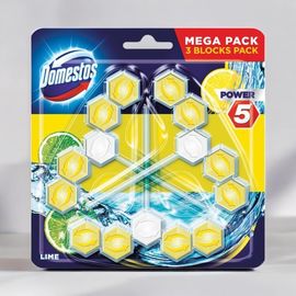 Sapun de Wc Domestos Power 5 Trio Pack Lime 3 x 50 g
