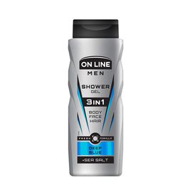 Gel de dus ON LINE Deep Blue, pentru barbati, 3in1, 400ml
