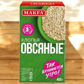 Fulgi de ovaz MAKFA, 400 g