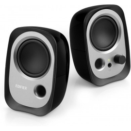 Колонки EDIFIER R12U, 2x2W RMS, 3,5 AUX, USB power, Black, 80 мм x 80 мм x 120 мм