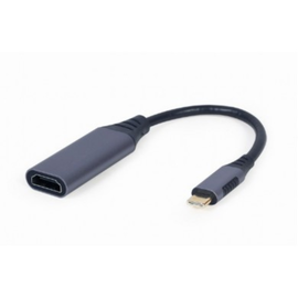 Adapter GEMBIRD, USB Type-C to HDMI, A-USB3C-HDMI-01, Space Grey