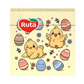Servetele RUTA Pui cu stampila 33x33cm, 2 straturi, 20 foi