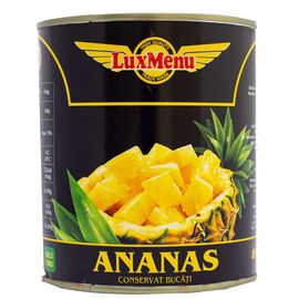 Ananas LUX MENU bucati, 580 ml