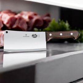 Cutit VICTORINOX Wood, kitchen cleaver, 18cm, straight, modified maple, 5.4000.18