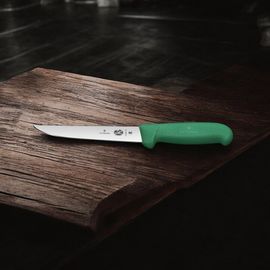 Cutit VICTORINOX Fibrox, boning, 15cm, strainght, green, 5.6004.15
