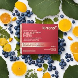 Supliment alimentar KIRRANO CIRCULATORY BOOSTER CBS051, 10 flacoane x 15 ml
